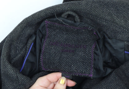 Mens UK Size M DREAMWEAVER LONDON Grey Pea Coat