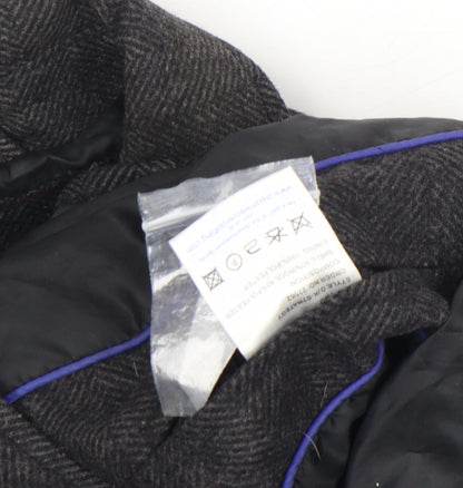 Mens UK Size M DREAMWEAVER LONDON Grey Pea Coat
