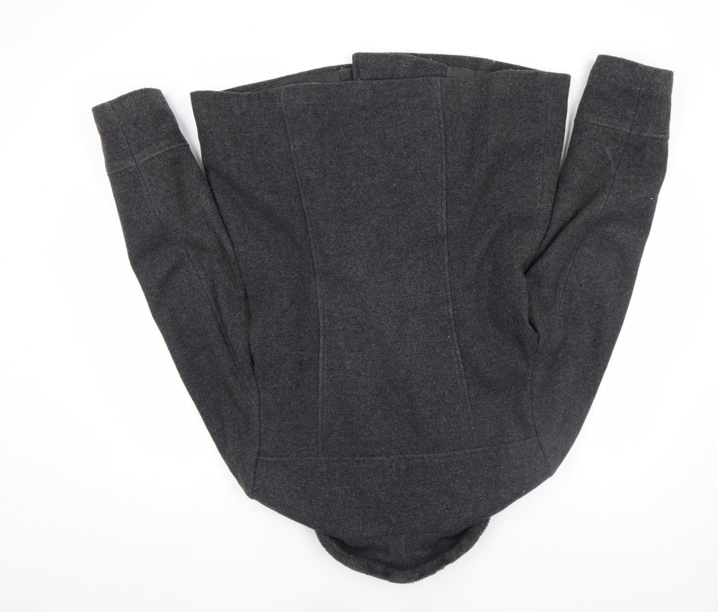 Womens UK Size 14 BHS Grey Pea Coat