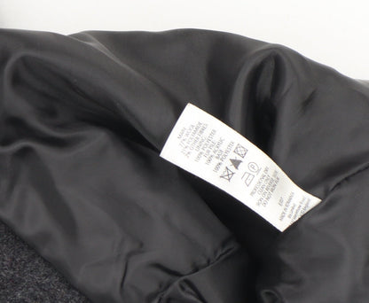 Womens UK Size 14 BHS Grey Pea Coat
