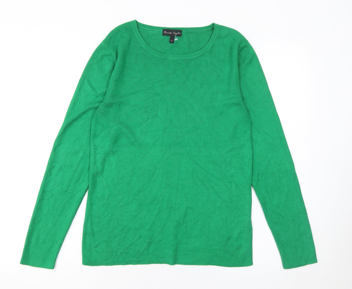 Womens UK Size 14 Phase Eight Green Pullover Jumper
