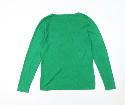 Womens UK Size 14 Phase Eight Green Pullover Jumper