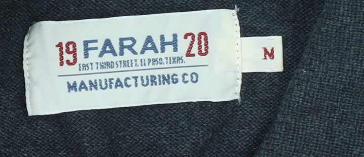 Mens UK Size M Farah 100% Cotton Polo Shirt