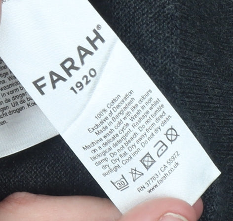 Mens UK Size M Farah 100% Cotton Polo Shirt