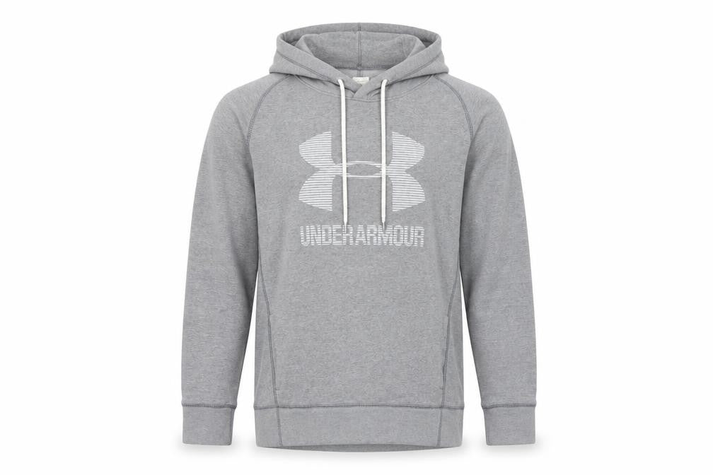 Mens UK Size S Under armour Grey Pullover Hoodie