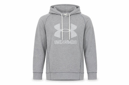 Mens UK Size S Under armour Grey Pullover Hoodie