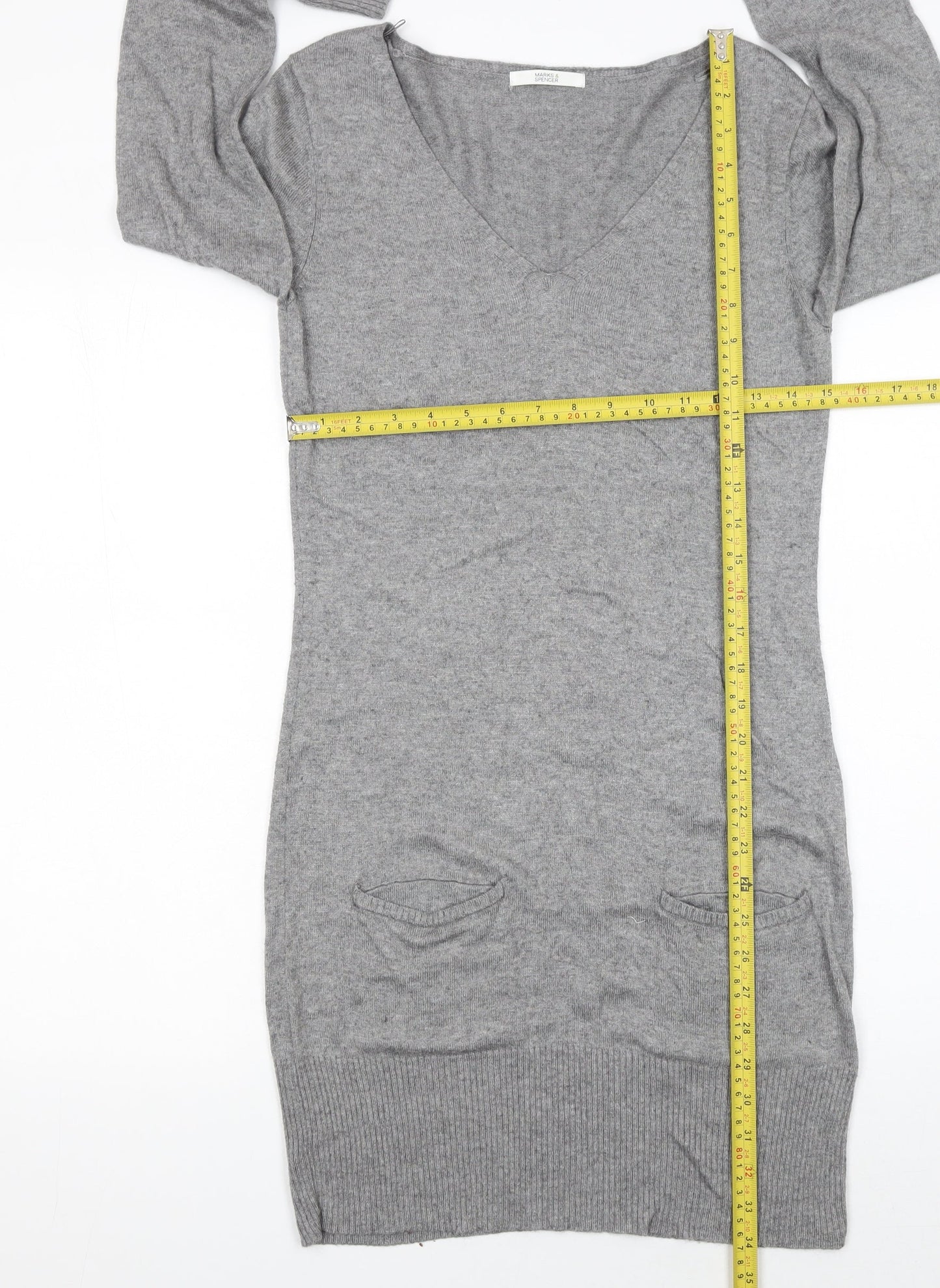 Womens UK Size 10 Marks and Spencer Jumper Dress