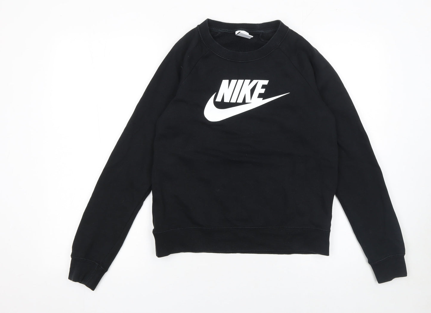 Womens UK Size XS Nike Black Pullover Sweatshirt