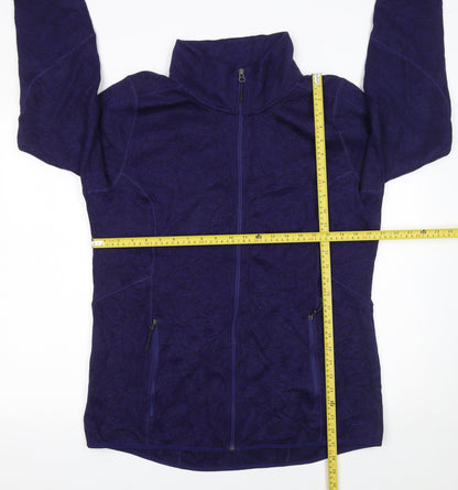 Champion Women Purple 2XL Basic Fleece Full Zip Active Jacket