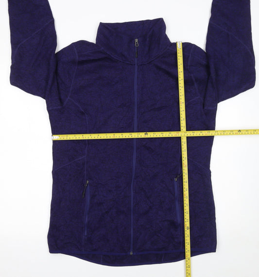 Champion Women Purple 2XL Basic Fleece Full Zip Active Jacket