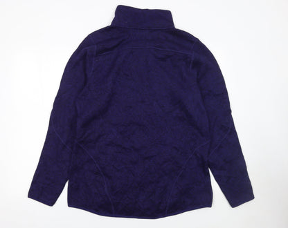 Champion Women Purple 2XL Basic Fleece Full Zip Active Jacket