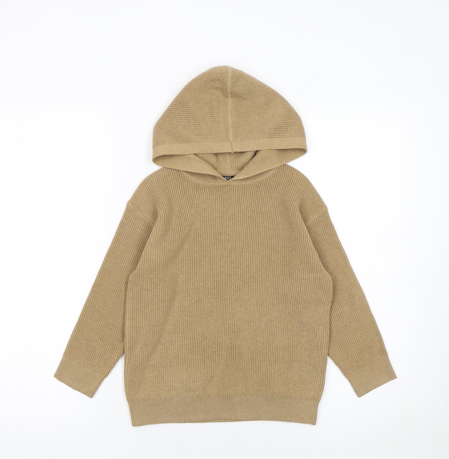 Boys UK Size 5 Years NEXT Beige Pullover Hoodie