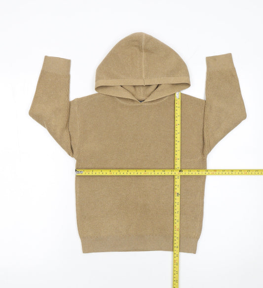 Boys UK Size 5 Years NEXT Beige Pullover Hoodie