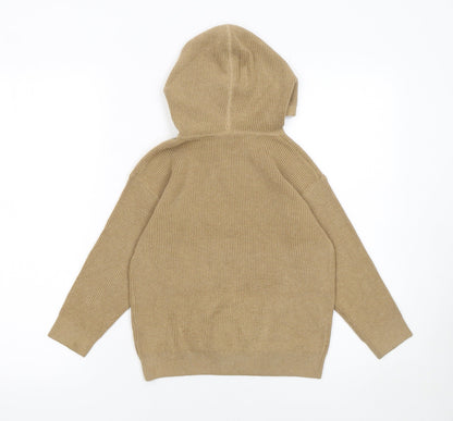 Boys UK Size 5 Years NEXT Beige Pullover Hoodie