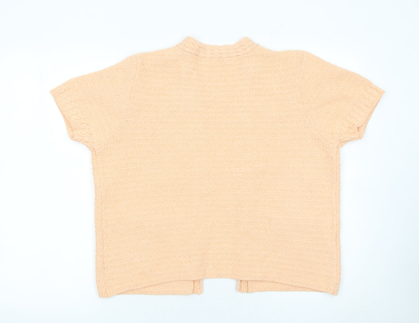 Womens UK Size 14 MNG Beige Cardigan Jumper