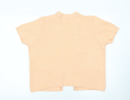 Womens UK Size 14 MNG Beige Cardigan Jumper