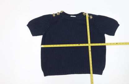 Womens UK Size S RR Blue Pullover Jumper