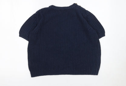 Womens UK Size S RR Blue Pullover Jumper