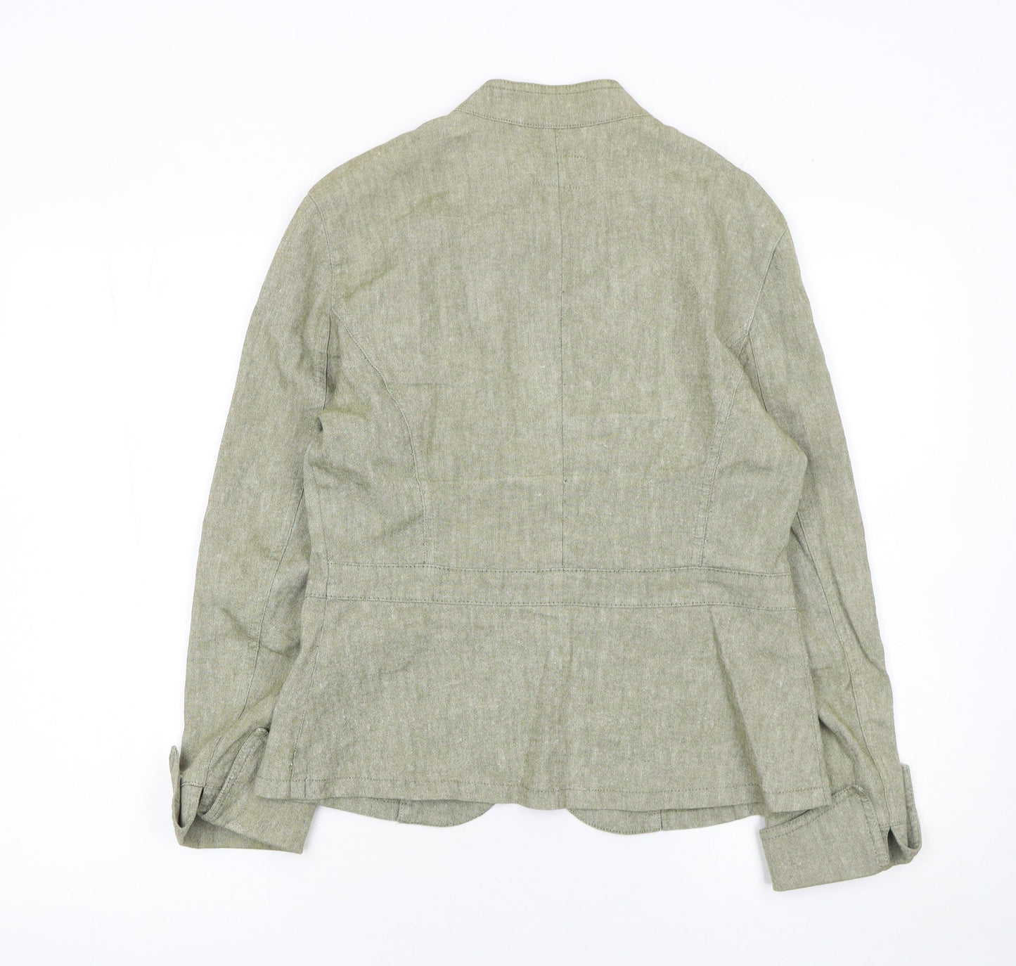 Womens UK Size 12 Marks and Spencer Regular Green Blazer