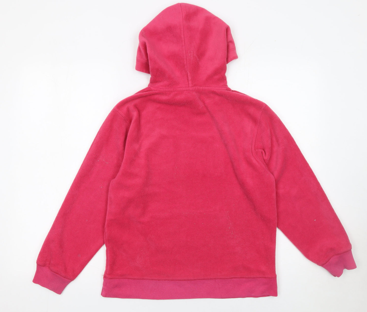 GAP Kids Girls Pink Fleece Pullover Hoodie Size 10 Years Logo Hooded Sweatshirt