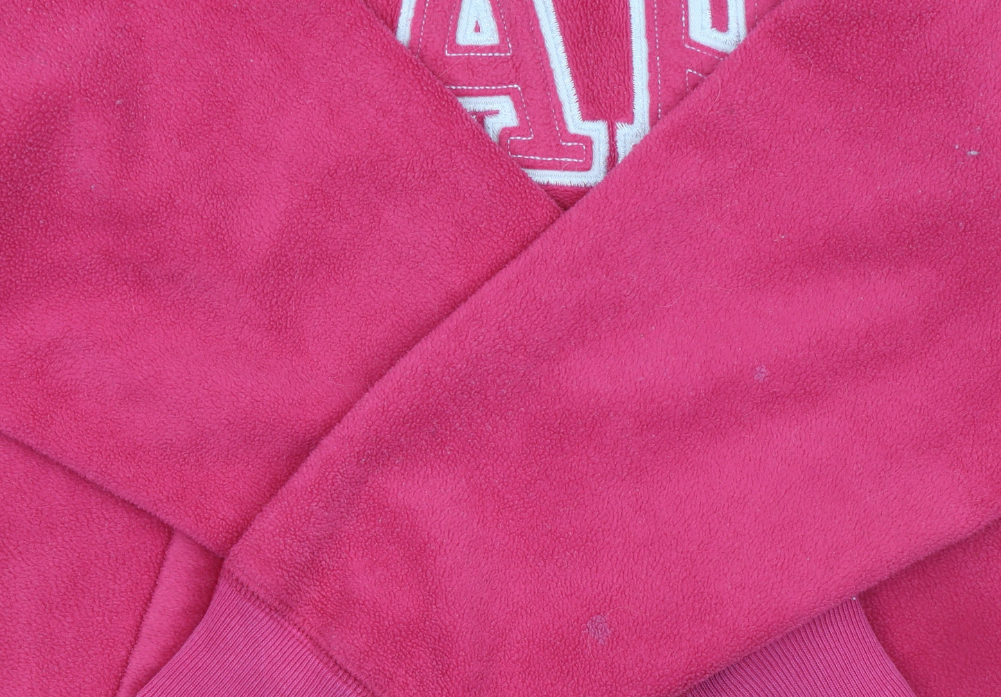 GAP Kids Girls Pink Fleece Pullover Hoodie Size 10 Years Logo Hooded Sweatshirt