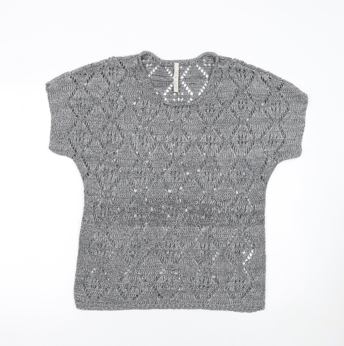 Womens UK Size S Leo & Nicole Grey Pullover Jumper
