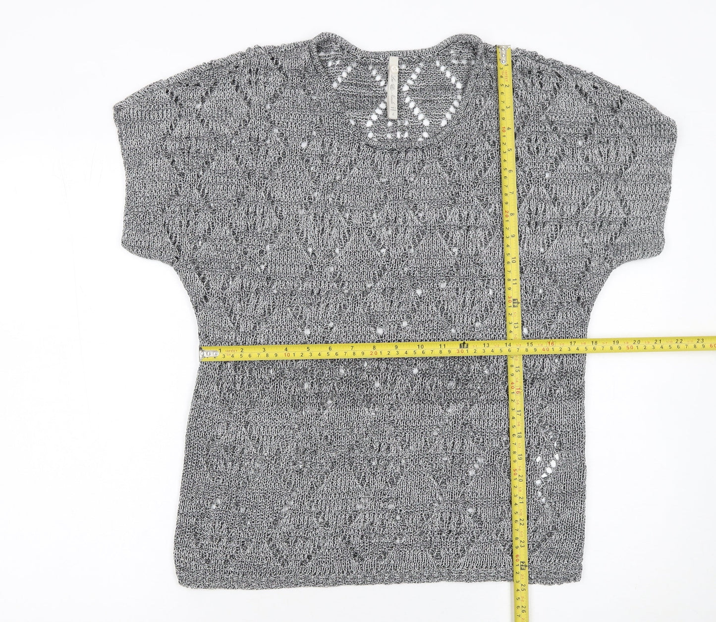 Womens UK Size S Leo & Nicole Grey Pullover Jumper