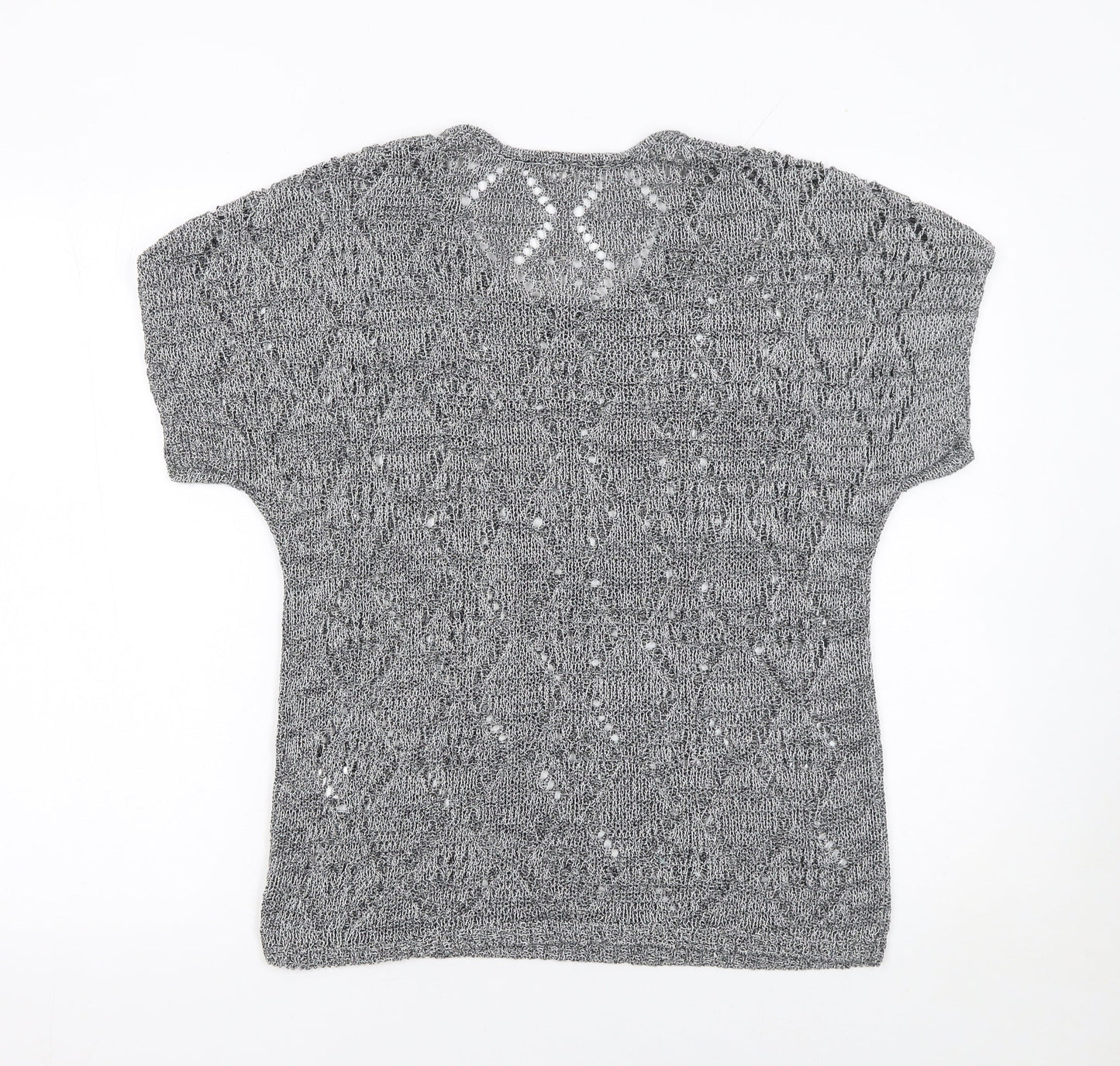 Womens UK Size S Leo & Nicole Grey Pullover Jumper