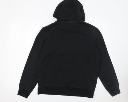 Mens UK Size M PUMA Black Pullover Hoodie