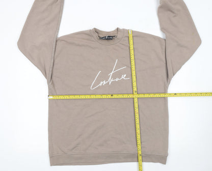 Mens UK Size S Couture Beige Pullover Sweatshirt