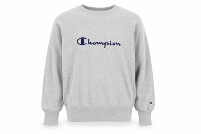 Womens UK Size M Champion Grey Pullover Sweatshirt
