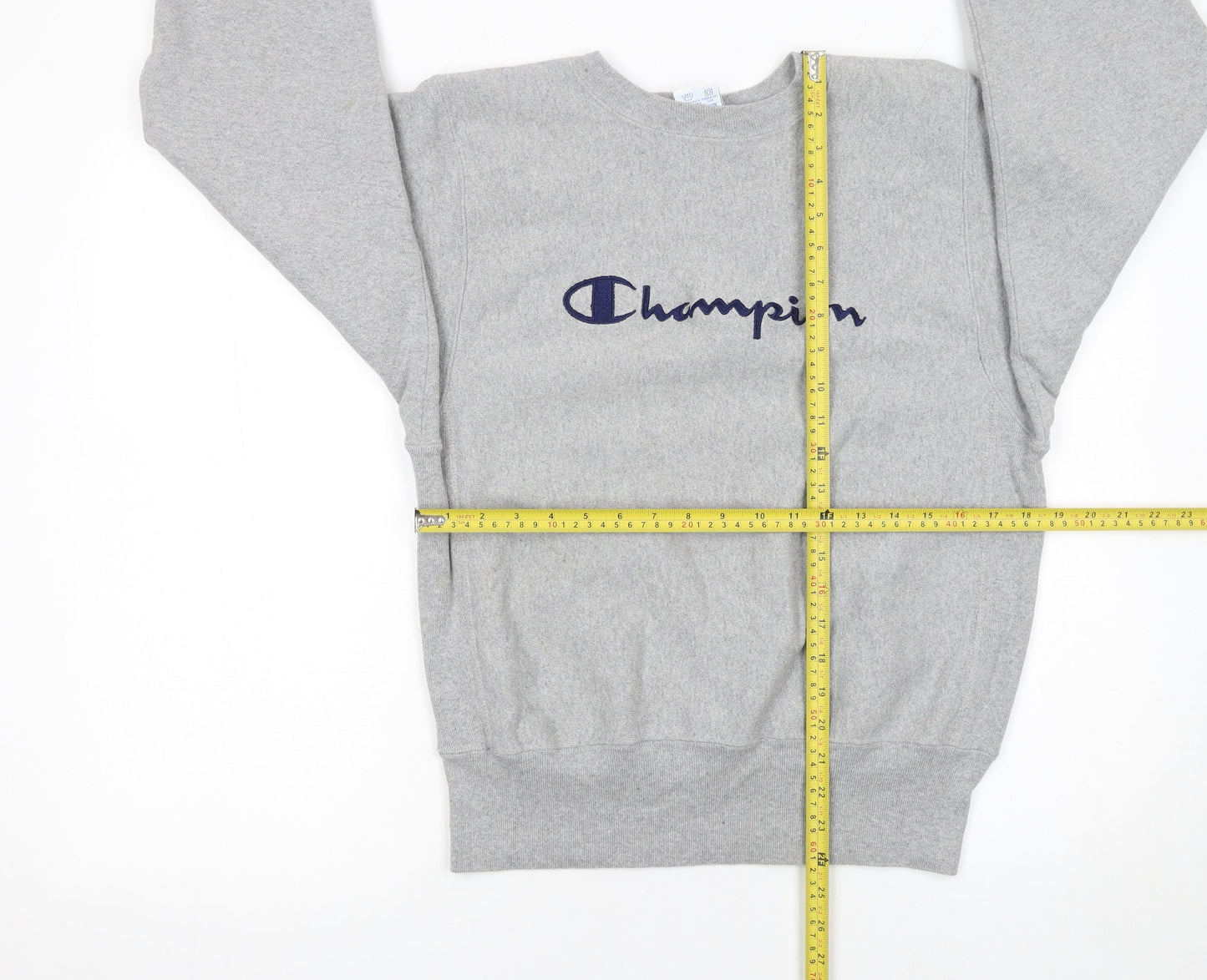 Womens UK Size M Champion Grey Pullover Sweatshirt
