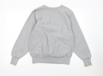 Womens UK Size M Champion Grey Pullover Sweatshirt