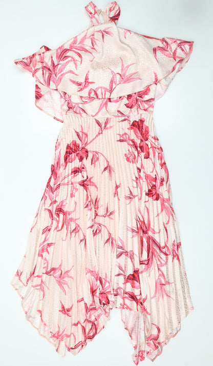 Womens UK Size 10 Lipsy Asymmetric Dress