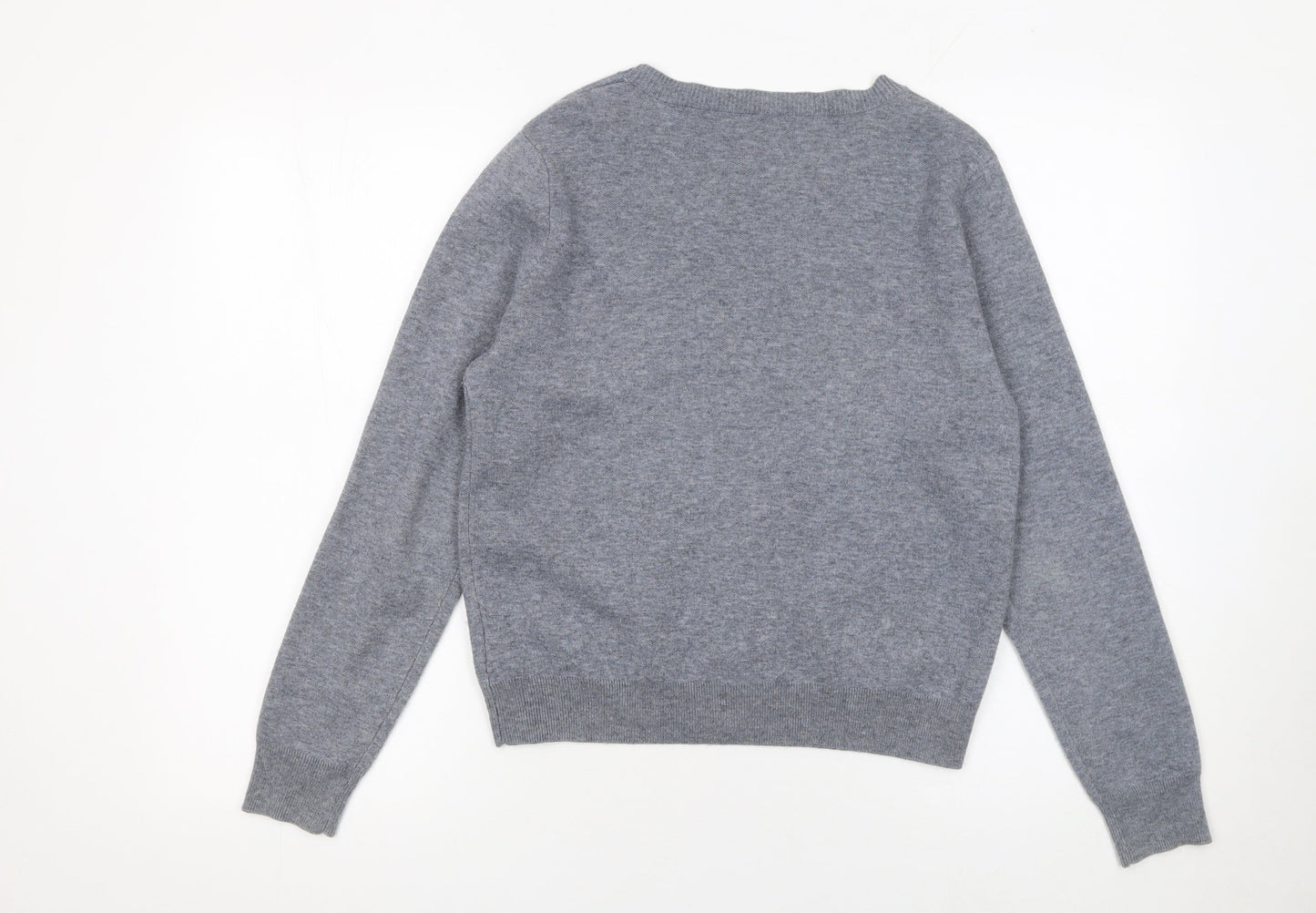 Girls UK Size M GMXY Grey Cardigan Jumper