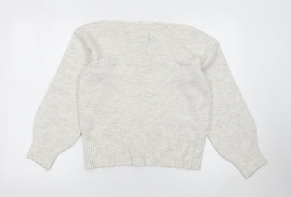 Womens UK Size S Marks and Spencer Ivory Pullover Jumper