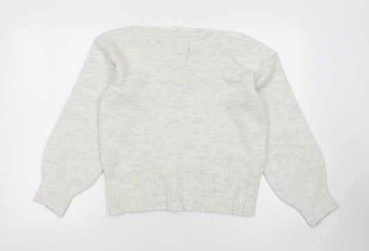 Womens UK Size S Marks and Spencer Ivory Pullover Jumper