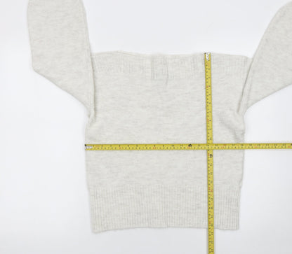 Womens UK Size S Marks and Spencer Ivory Pullover Jumper