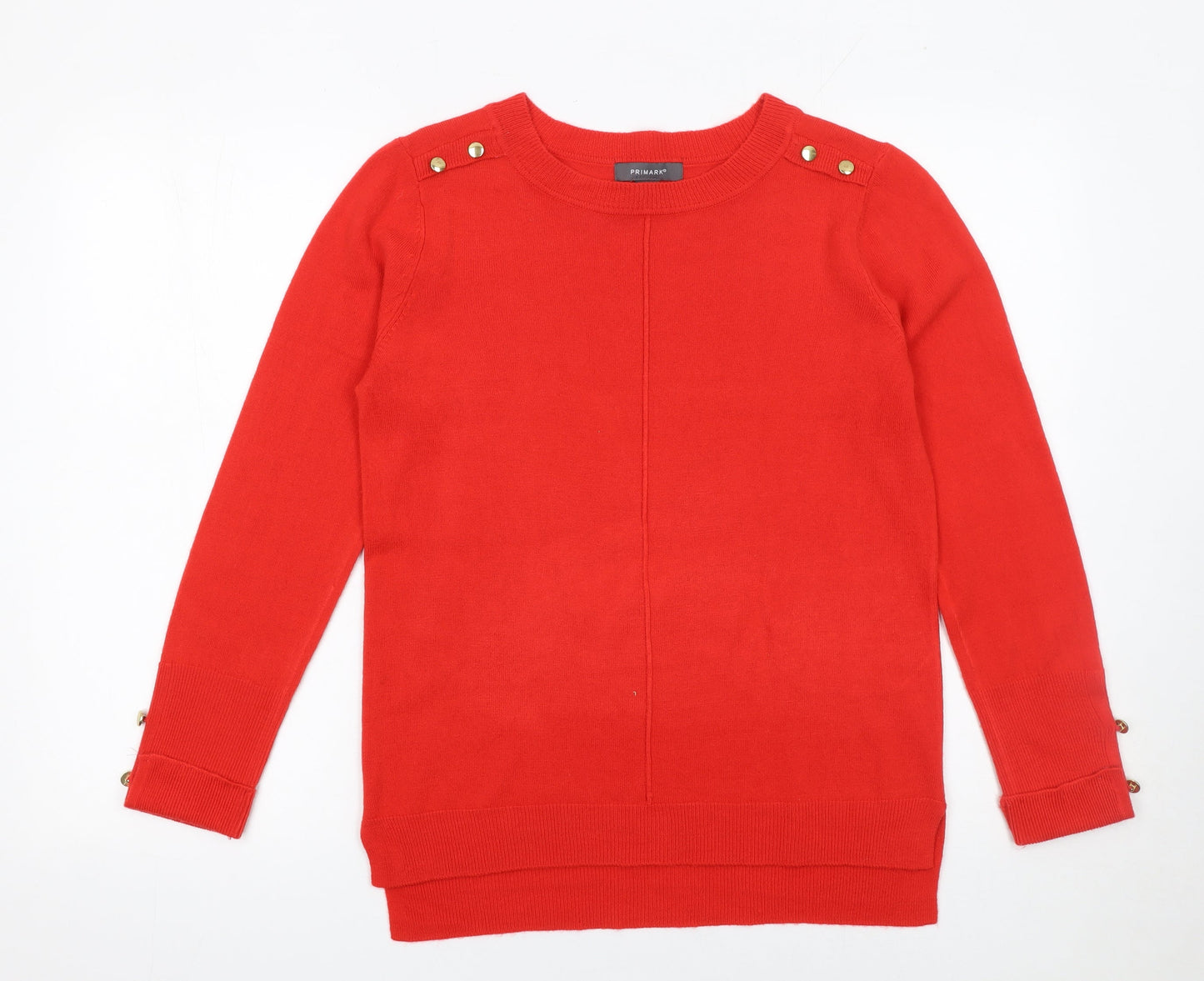 Womens UK Size 10 Primark Red Pullover Jumper