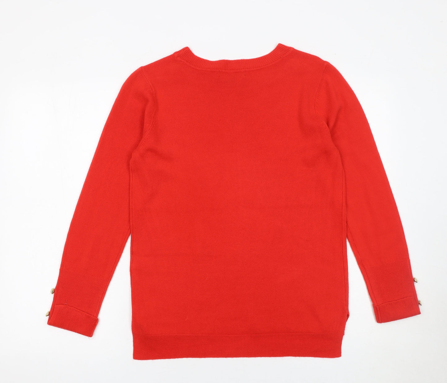 Womens UK Size 10 Primark Red Pullover Jumper