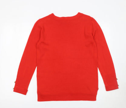 Womens UK Size 10 Primark Red Pullover Jumper