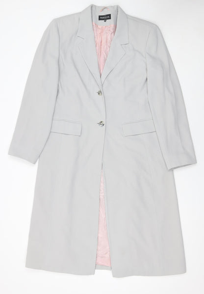 Womens UK Size 14 Parallel Regular Grey Suit Jacket