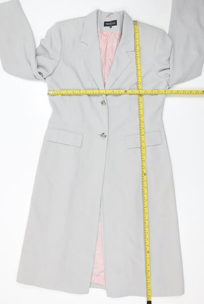 Womens UK Size 14 Parallel Regular Grey Suit Jacket