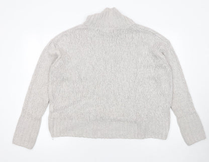 Womens UK Size S H&M Grey Pullover Jumper