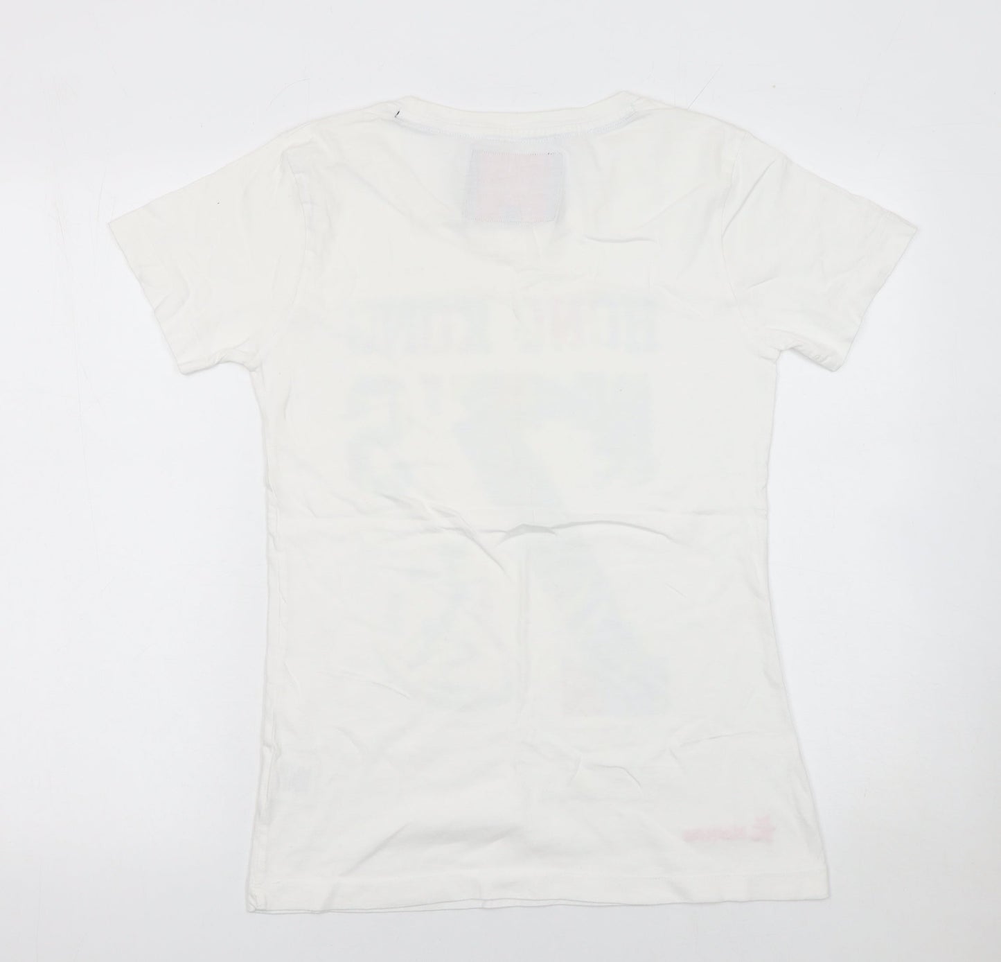 Womens UK Size 10 Kukri White Basic T-Shirt