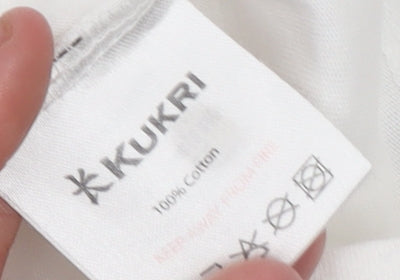 Womens UK Size 10 Kukri White Basic T-Shirt