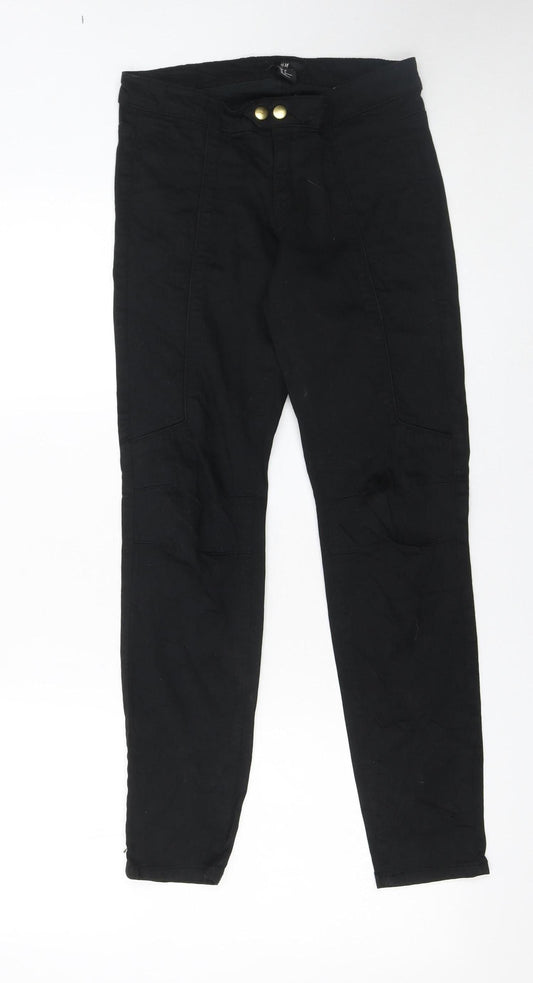 Womens UK Size 6 H&M Slim Fit Jegging Black Jeans