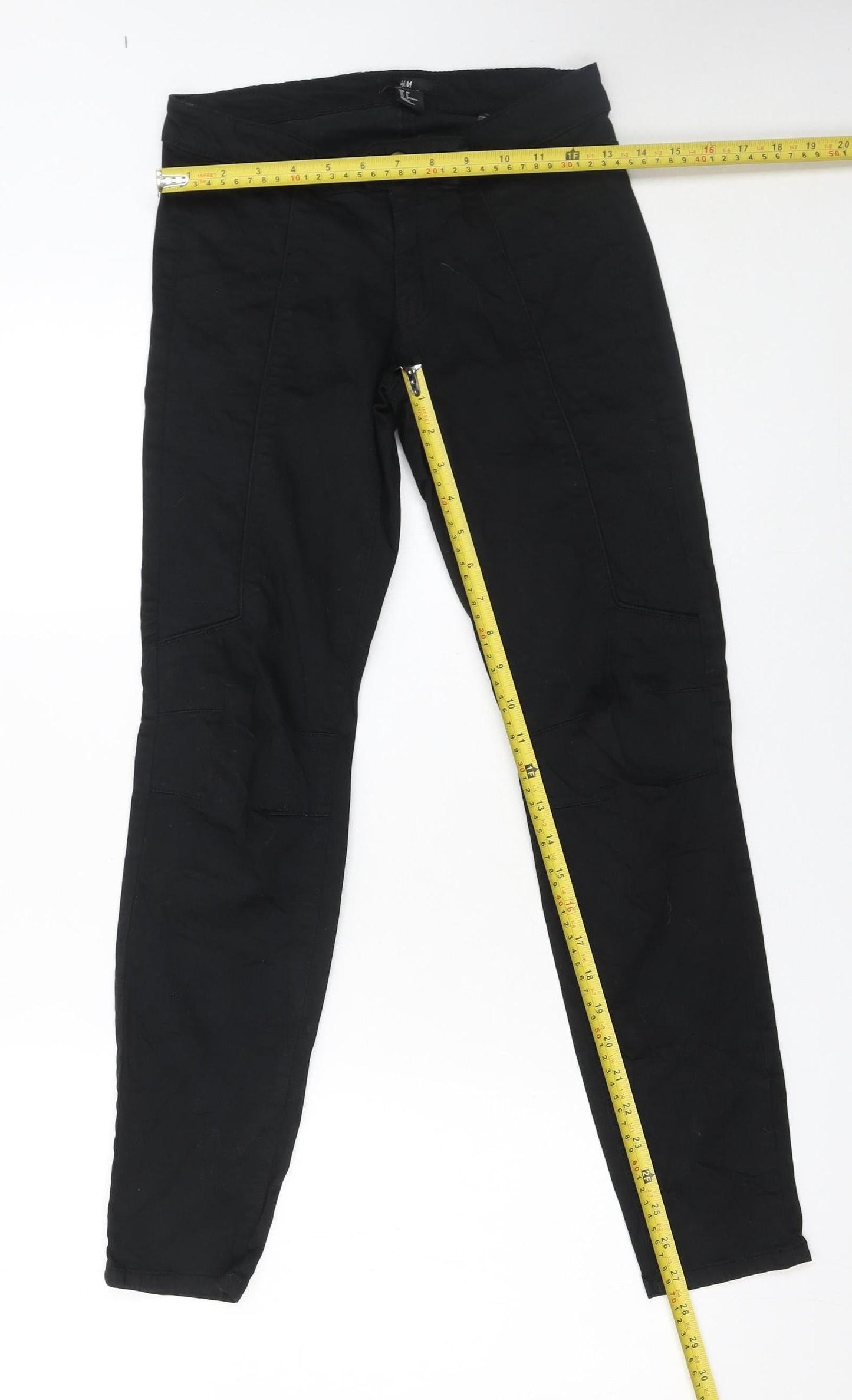 Womens UK Size 6 H&M Slim Fit Jegging Black Jeans
