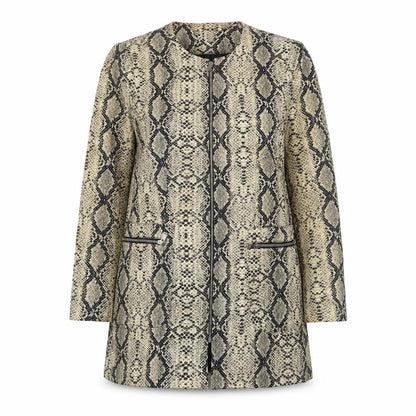 Womens UK Size 16 Zara Beige Overcoat
