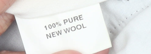 Pierre Cardin Men's Grey 34W Classic Wool Dress Pants Trousers